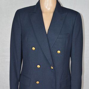 Stanley Blacker Navy Blue Blazer Sport Coat Suit Jacket Men's 40R